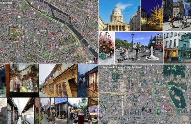 Khu phố Latin rộng 1,7 km2 với 5 ga Metro giữ nguyên kiến trúc cảnh quan lịch sử đã tạo nên bản sắc của Thủ đô Paris (Pháp), hàng năm thu hút hàng chục triệu du khác quốc tế. Khu phố Hanok Village ở Ikseon dong rộng 1,4km2 có 3 ga Metro với các khu nhà truyền thống (Hanok), nằm giữa Gyeongbokgung và Changdeokgung tại trung tâm Seoul đã tạo nên bản sắc văn hoá lịch sử nổi tiếng và không gian phát triển công nghiệp văn hoá mạnh mẽ của Hàn Quốc.