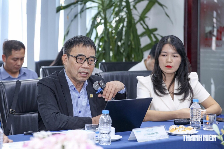 Bên cạnh việc bảo đảm quyền lợi người dân, KTS Phan Đăng Sơn cho rằng Vĩnh Hưng đã ứng dụng mô hình quy hoạch đô thị hiện đại, nhân văn, đang được nhiều quốc gia trên thế giới quan tâm ẢNH: TUẤN MINH