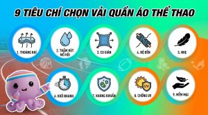 9 tiêu chí chọn vải quần áo thể thao