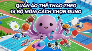 Quần áo thể thao theo 14 bộ môn Cách chọn đúng