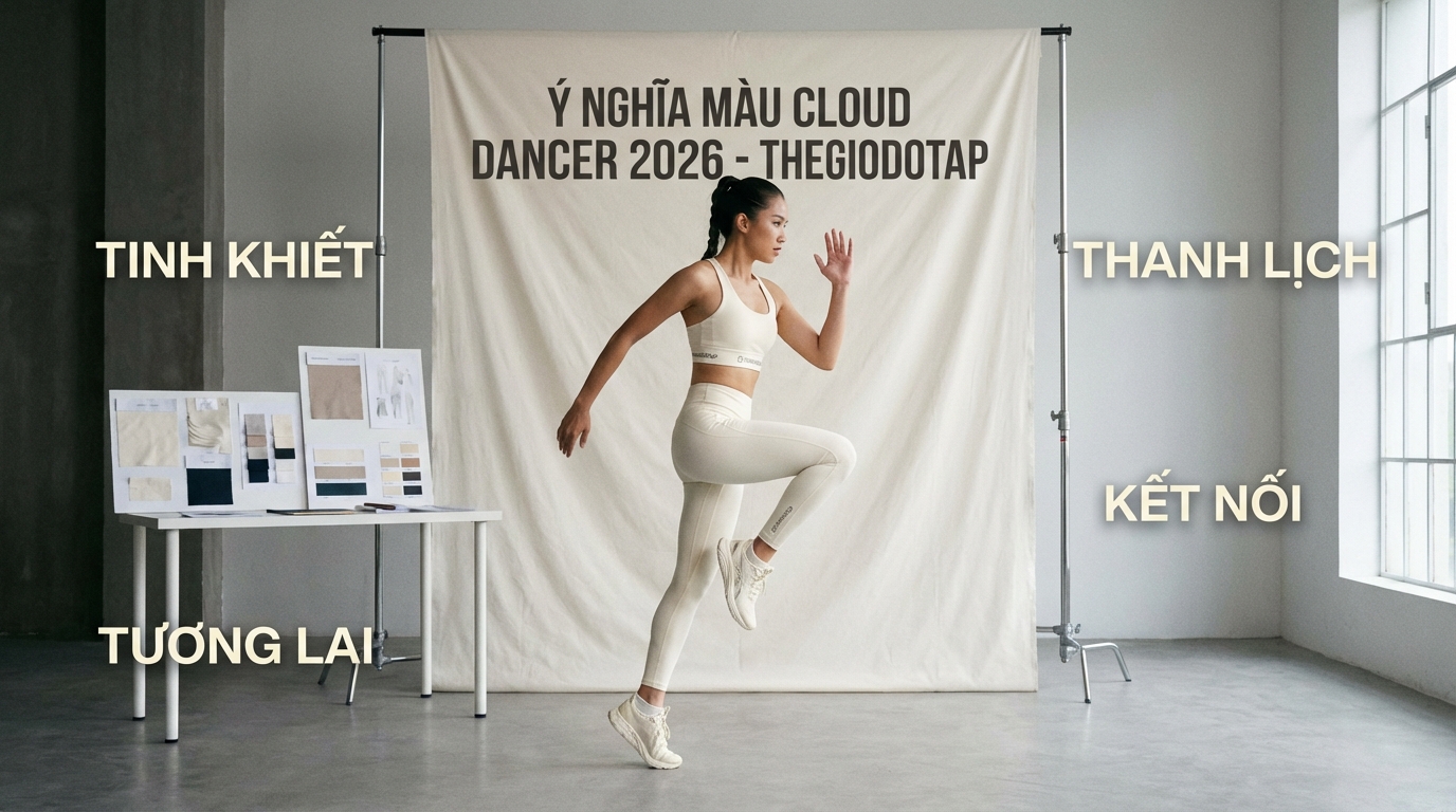 Ý nghĩa màu Cloud Dancer 2026