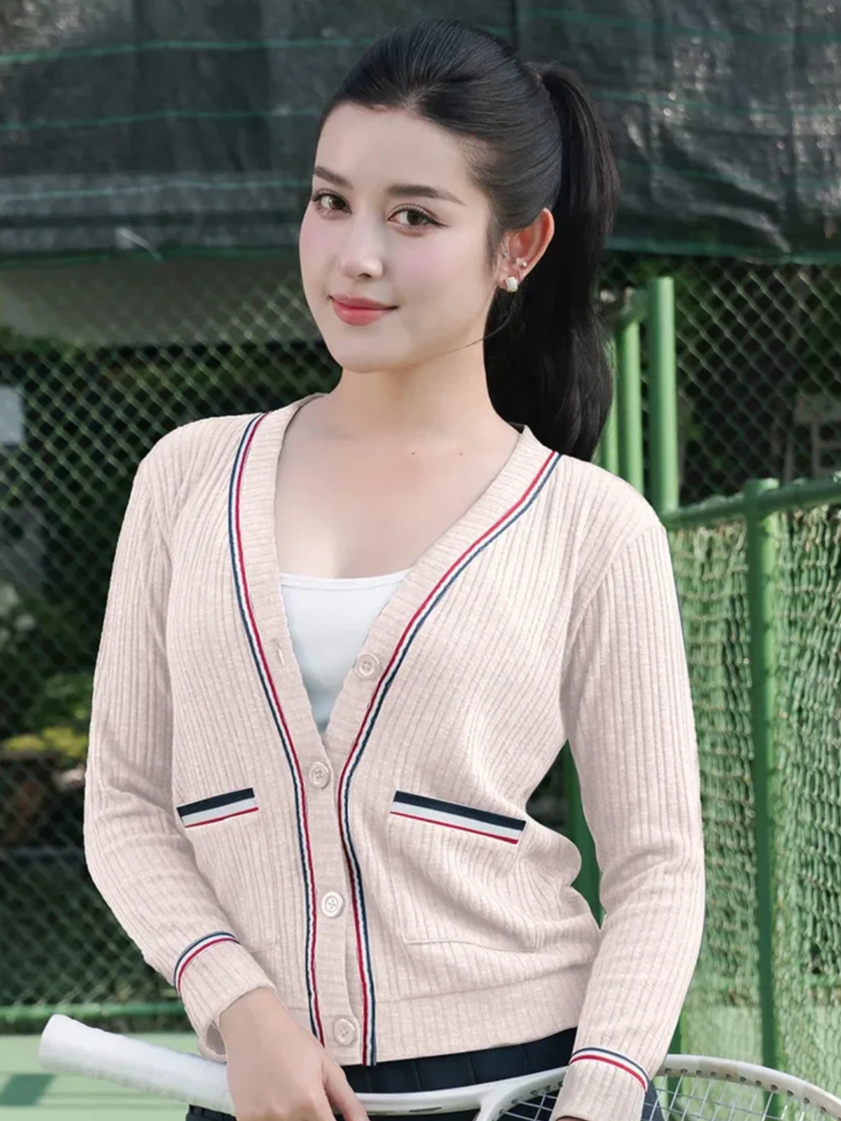 Áo Khoác Cardigan Nữ EVOKE CE ACTD01