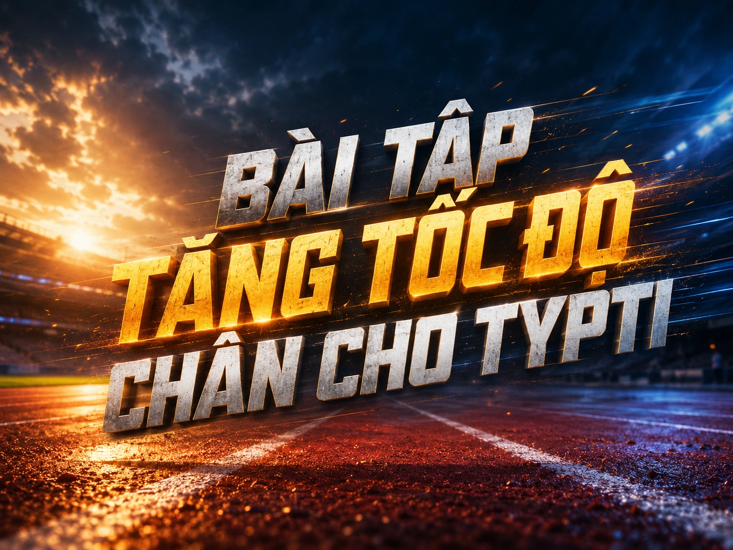 Bài tập tăng tốc độ chân cho TYPTI