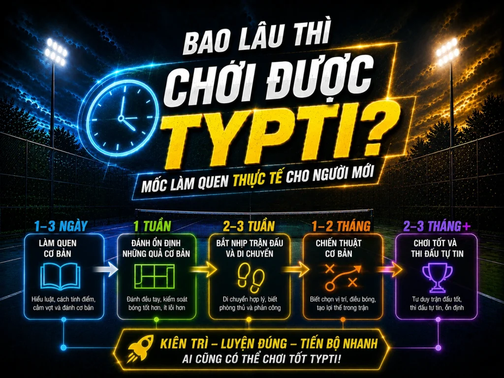 Bao lâu thì chơi được TYPTI