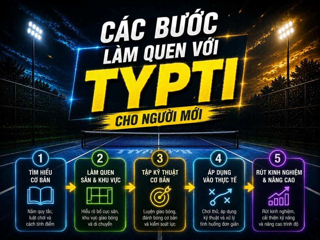 Các bước làm quen với TYPTI cho người mới
