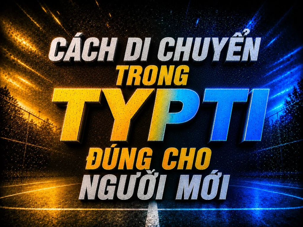 Cách di chuyển trong TYPTI đúng cho người mới