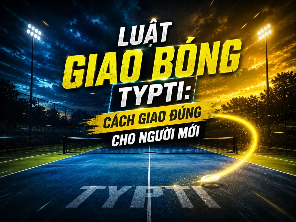 Luật giao bóng TYPTI: Cách giao đúng cho người mới