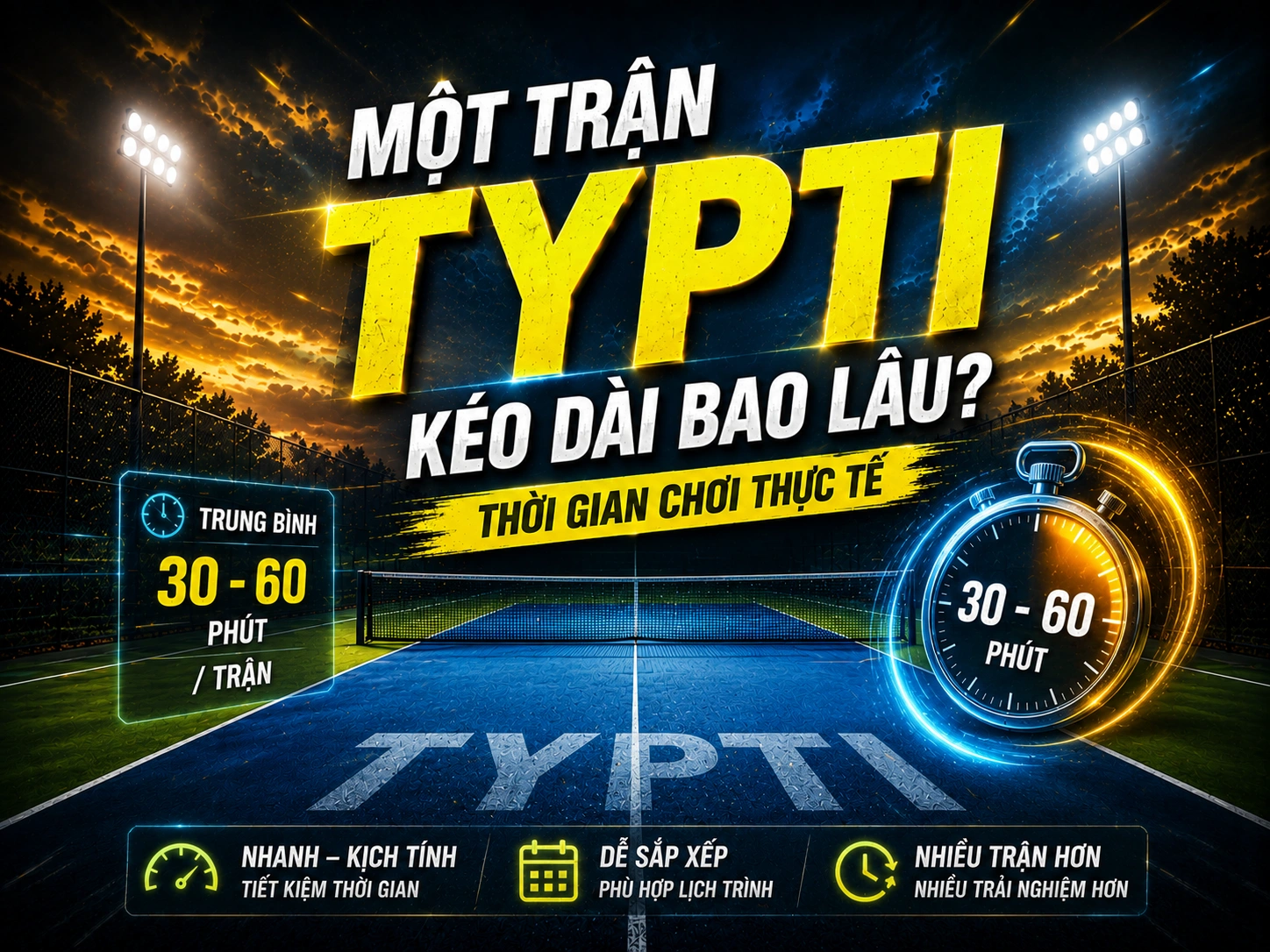 Một trận TYPTI kéo dài bao lâu