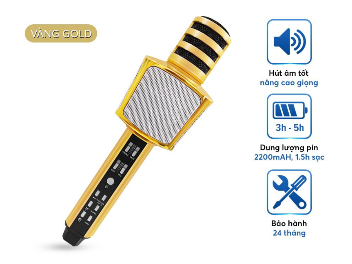 Micro hát karaoke bluetooth SD17