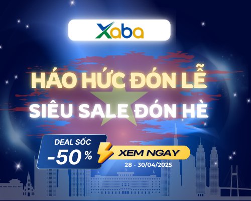 XaBa Chào Mừng 50 Năm Giải Phóng Miền Nam Thống Nhất Nước - Giảm sốc lên đến 50% cho tất cả khách hàng